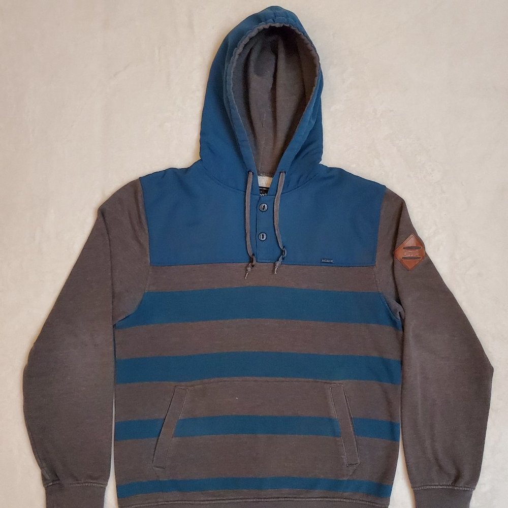 Empyre Men's Striped Hoodie w/ Poly Top Quarter